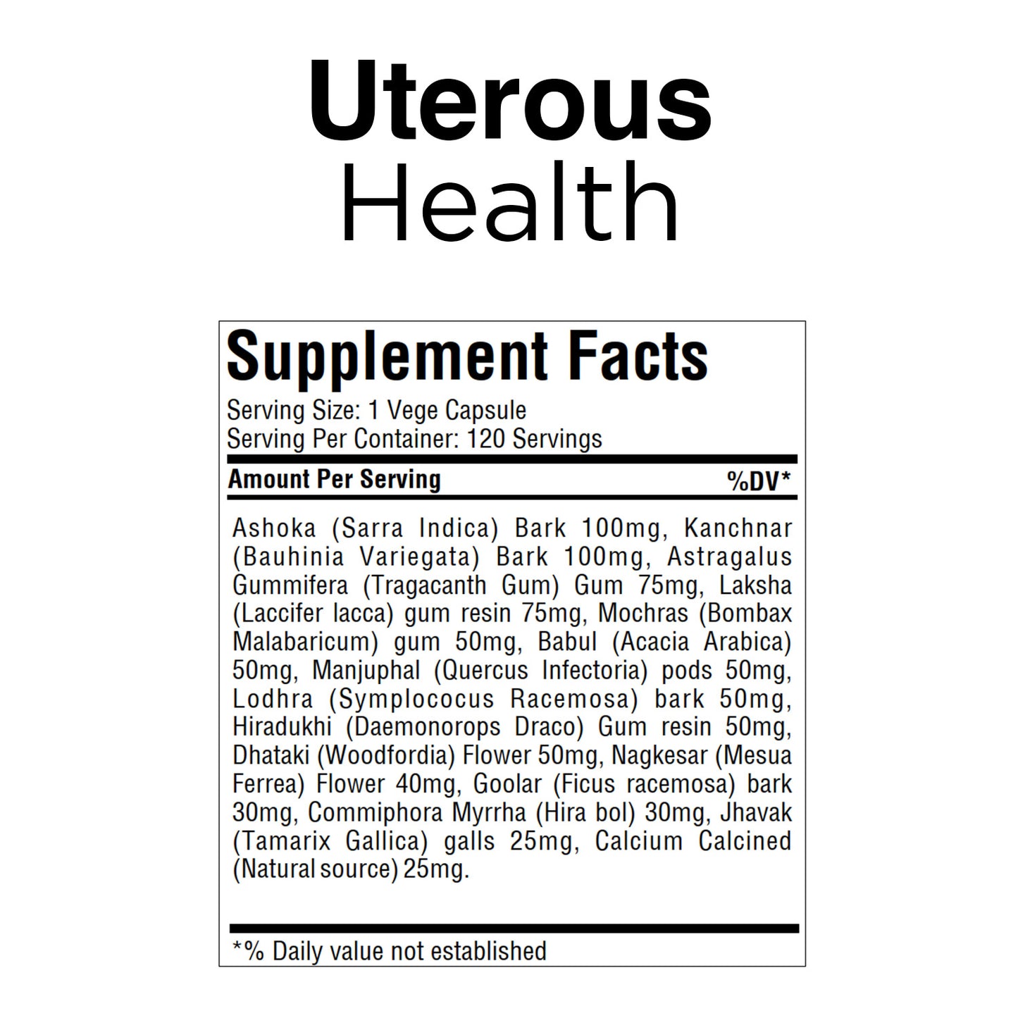 Women Uterous Support & Unwanted Growth Defence