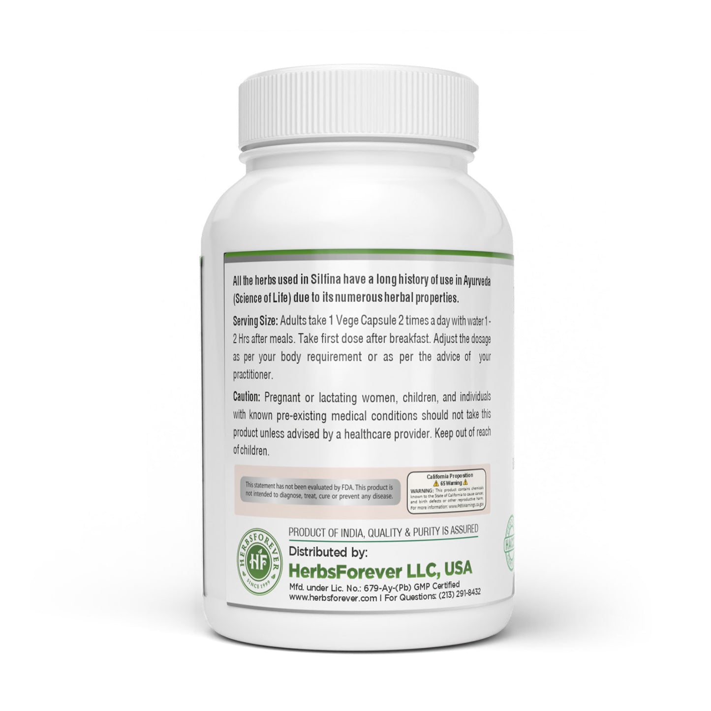 Silfina MTL Detox Capsules - Ayurvedic Herbal Supplement (90 Vege Capsules – 800 Mg Each)
