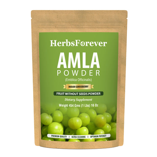 Amla Powder (Emblica Officinalis) - Non GMO - Vegan - (454 Gms - 1LBS)