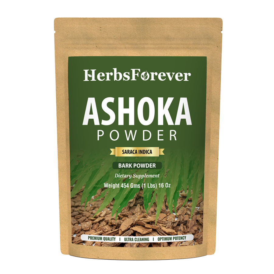 Ashoka Powder (Saraca Asoca) - Non GMO - Vegan - (454 Gms - 1LBS)