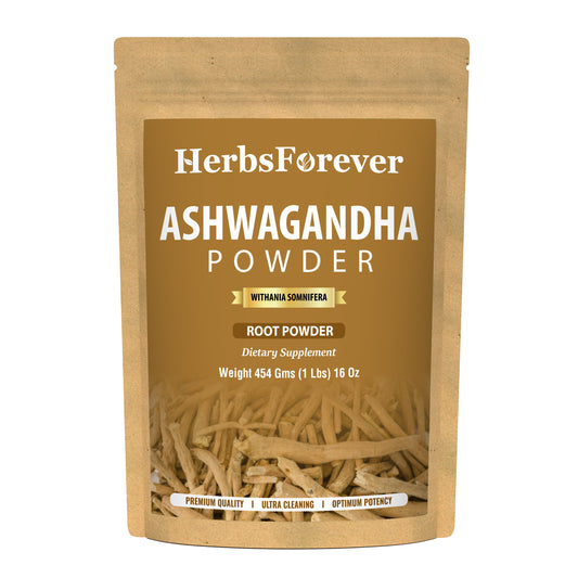 Ashwagandha Powder (Withania Somnifera) – Non GMO – Vegan – (454 Gms – 1LBS)