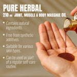 Ashwagandha Bala Shatavari Oil - Processed with Sesame Oil-Cold pressed and double filtered in Muslin cloth-210 ml