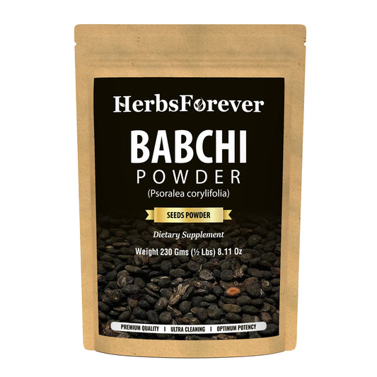 Babchi Powder (Psoralea Corylifolia) - Non GMO - Vegan - (230 Gms)