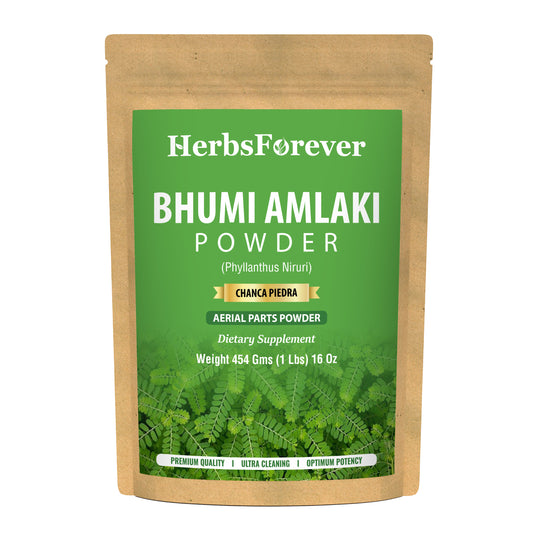 Bhumi Amlaki Powder (Phyllanthus Niruri) – Non GMO – Vegan – (454 Gms – 1LBS)