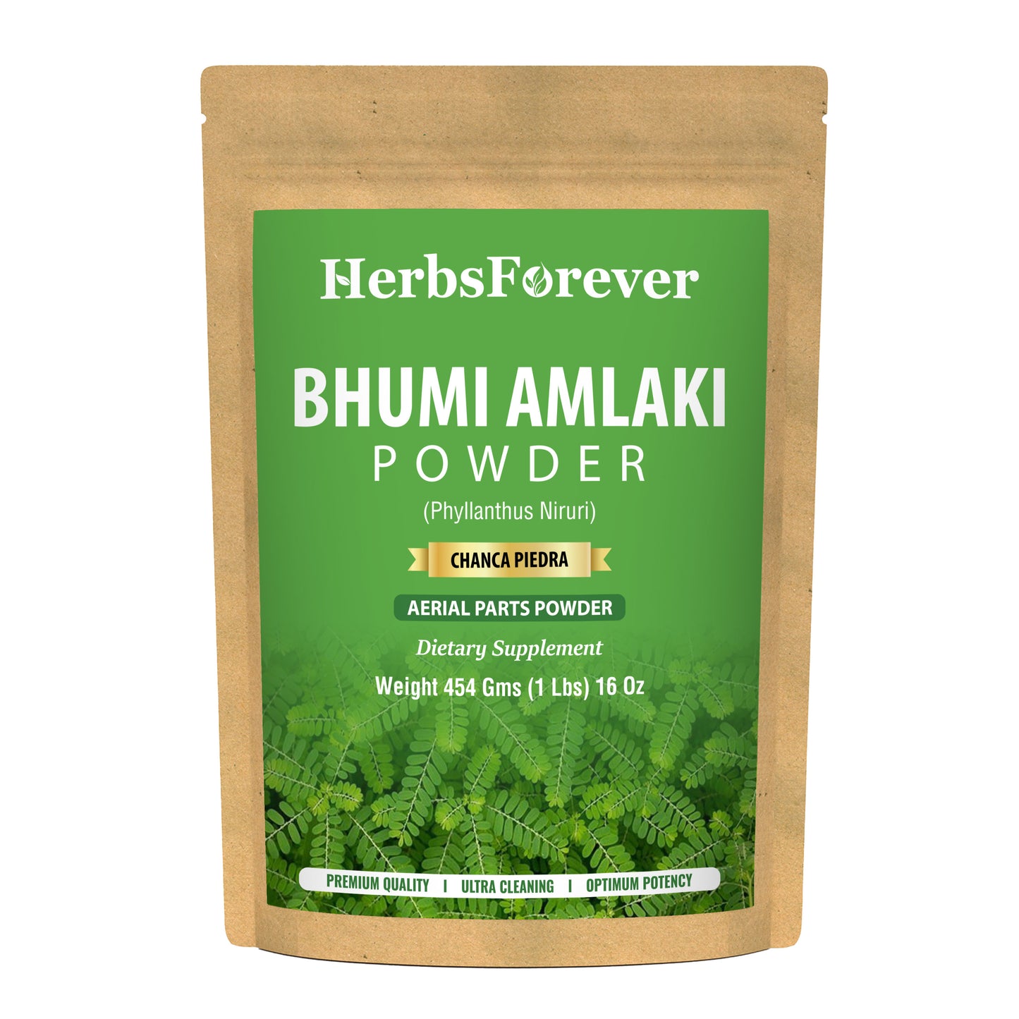 Bhumi Amlaki Powder (Phyllanthus Niruri) – Non GMO – Vegan – (454 Gms – 1LBS)