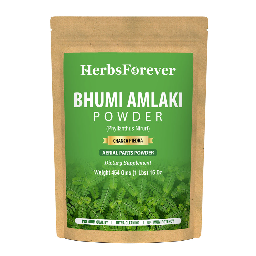 Bhumi Amlaki Powder (Phyllanthus Niruri) – Non GMO – Vegan – (454 Gms – 1LBS)