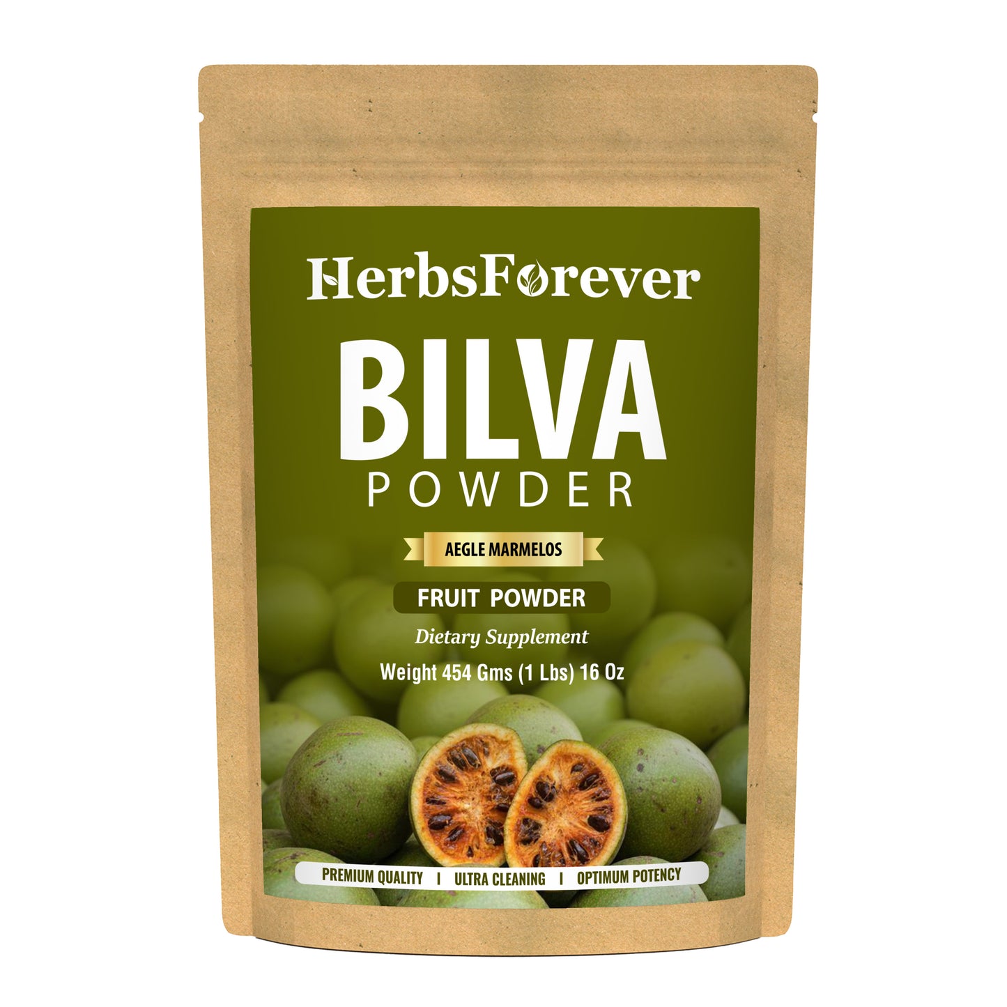 Bilva Fruit Powder - (Aegle marmelos) - Non GMO - Vegan – (454 Gms - 1LBS)