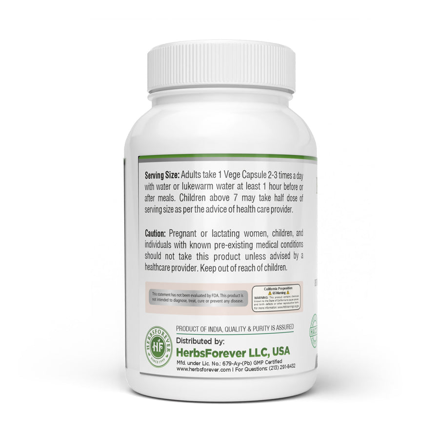 Blood Cleaner - Ayurvedic Herbal Supplement – 90 Vege Capsules – 800 Mg Each