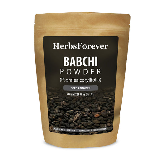 Babchi Powder (Psoralea Corylifolia) - Non GMO - Vegan - (230 Gms)