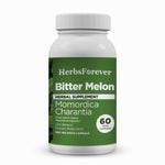Bitter Melon Capsules (Momordica Charantia) - 5% Bitters - Extract Ratio 10:1 - 60 Vege Capsules - 880 mg each