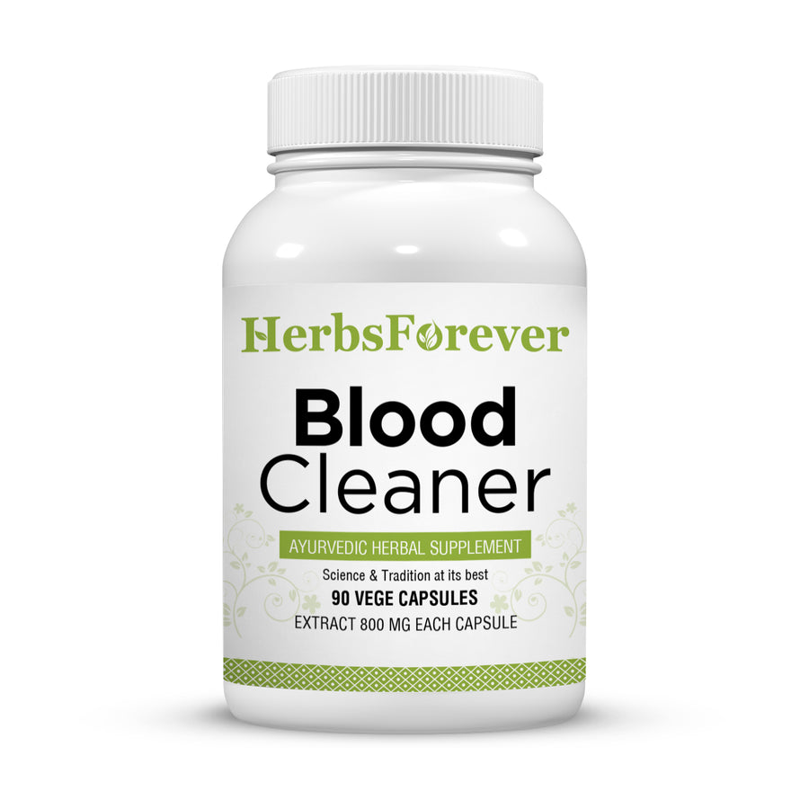 Blood Cleaner - Ayurvedic Herbal Supplement – 90 Vege Capsules – 800 Mg Each