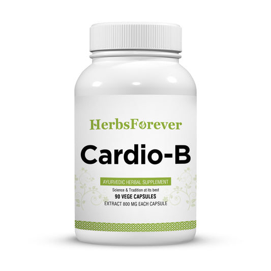 Cardio-B - Ayurvedic Herbal Supplement – 90 Vege Capsules – 800 Mg Each