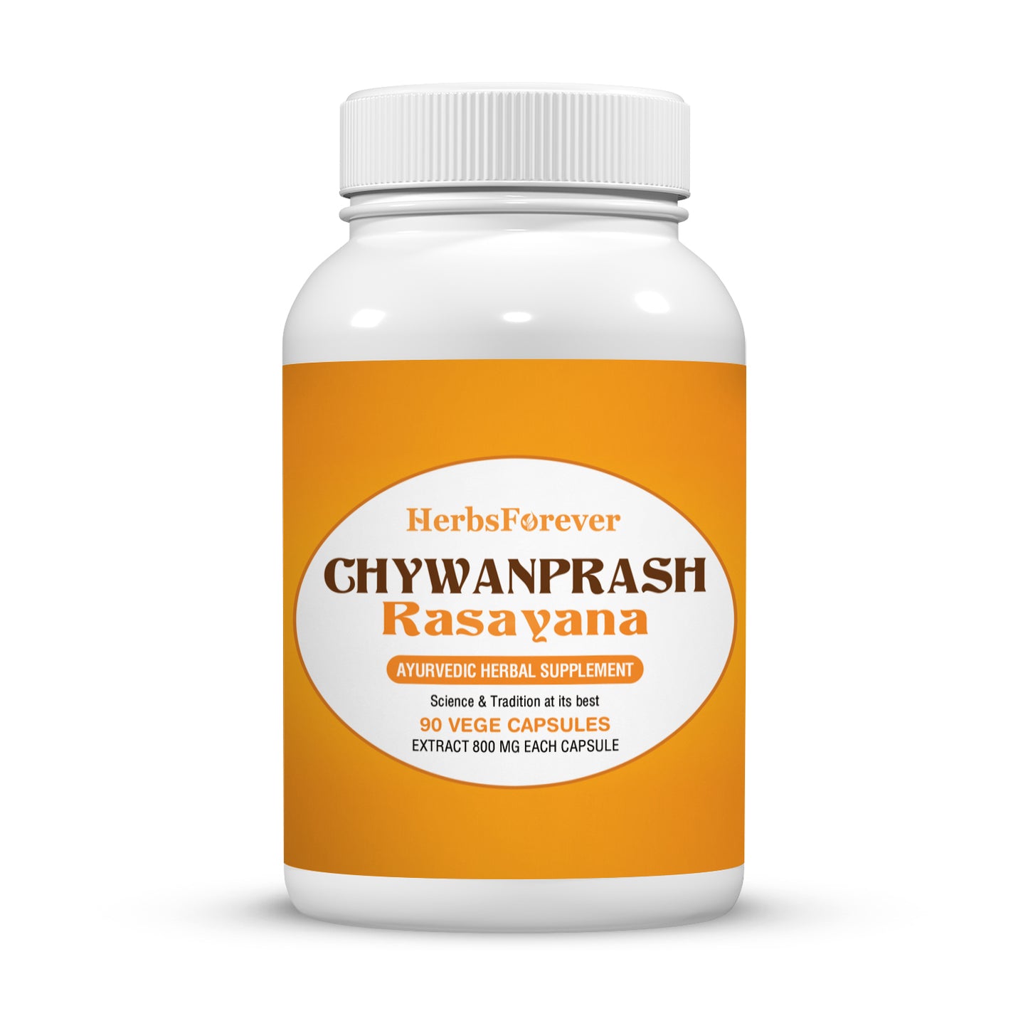 Chywanprash Capsules - Ayurvedic Herbal Supplement – 90 Vege Capsules – 800 Mg Each