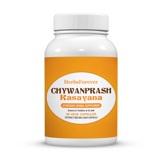 Chywanprash Capsules - Ayurvedic Herbal Supplement – 90 Vege Capsules – 800 Mg Each