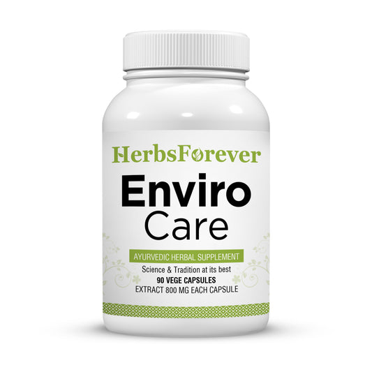 Enviro Care Capsules - Ayurvedic Herbal Supplement – 90 Vege Capsules – 800 Mg Each