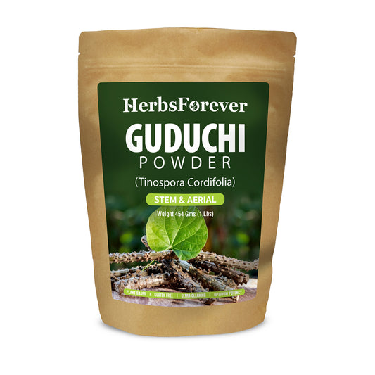 Guduchi Powder – (Tinospora Cordifolia) – Non GMO - Vegan - 454Gms - 1LBS