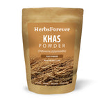 Khas Powder – Vetiveria Zizanioides - Non GMO - Vegan - (454 Gms - 1LBS)