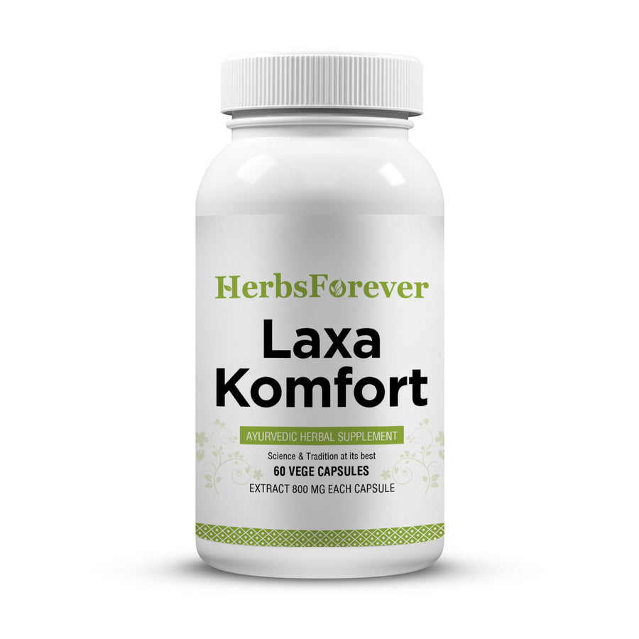 Laxa Komfort - Ayurvedic Herbal Supplement – 60 Vege Capsules – 800 Mg Each