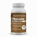 Mucuna Capsules - Mucuna Pruriens - 30% - Extract Ratio 15:1 - 60 Vege Capsules - 840 mg each