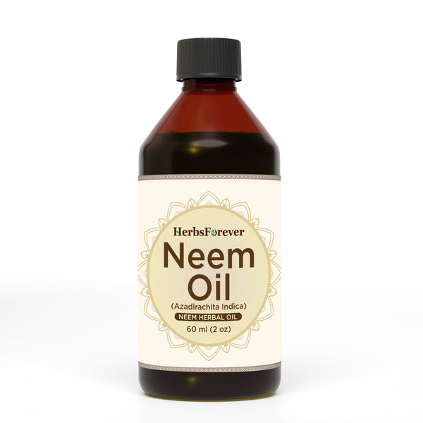 Neem Oil - (Azadirachta Indica) - Cold pressed and double filtered in Muslin Cloth - 60 ml, 2.02 oz