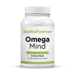 Omega Mind Capsules - Ayurvedic Herbal Supplement – 90 Vege Capsules – 800 Mg Each