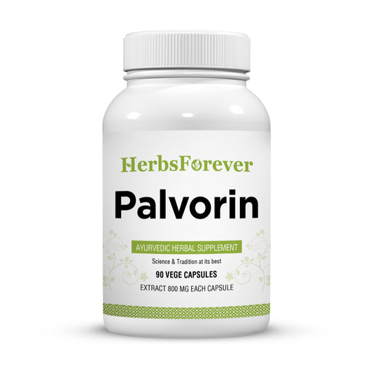 Palvorin Capsules - Ayurvedic Herbal Supplement – 90 Vege Capsules – 800 Mg Each