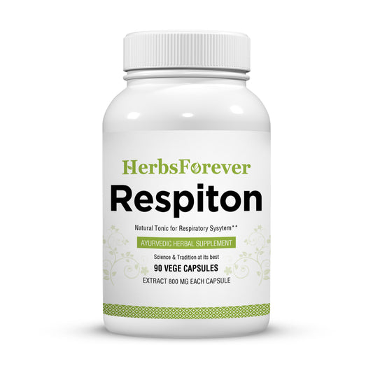 Respiton Capsules - Ayurvedic Herbal Supplement (90 Vege Capsules – 800 Mg Each)