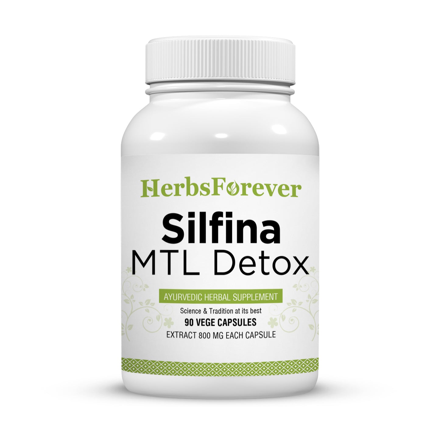 Silfina MTL Detox Capsules - Ayurvedic Herbal Supplement (90 Vege Capsules – 800 Mg Each)