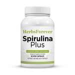 Spirulina Plus Capsules - Ayurvedic Herbal Supplement (90 Vege Capsules – 800 Mg Each)