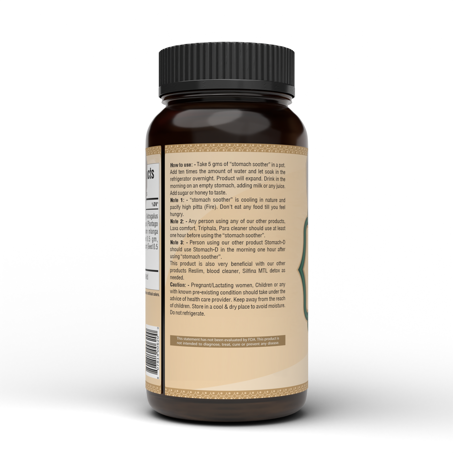Stomach Soother - Ayurvedic Herbal Supplement - 8Oz, 230 GMS.