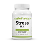 Stress Ez Capsules - Ayurvedic Herbal Supplement – (90 Vege Capsules – 800 Mg Each)