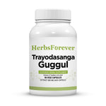 Trayodasanga Guggulu - Ayurvedic Herbal Supplement - 90 Vege Capsules - 800 Mg Each