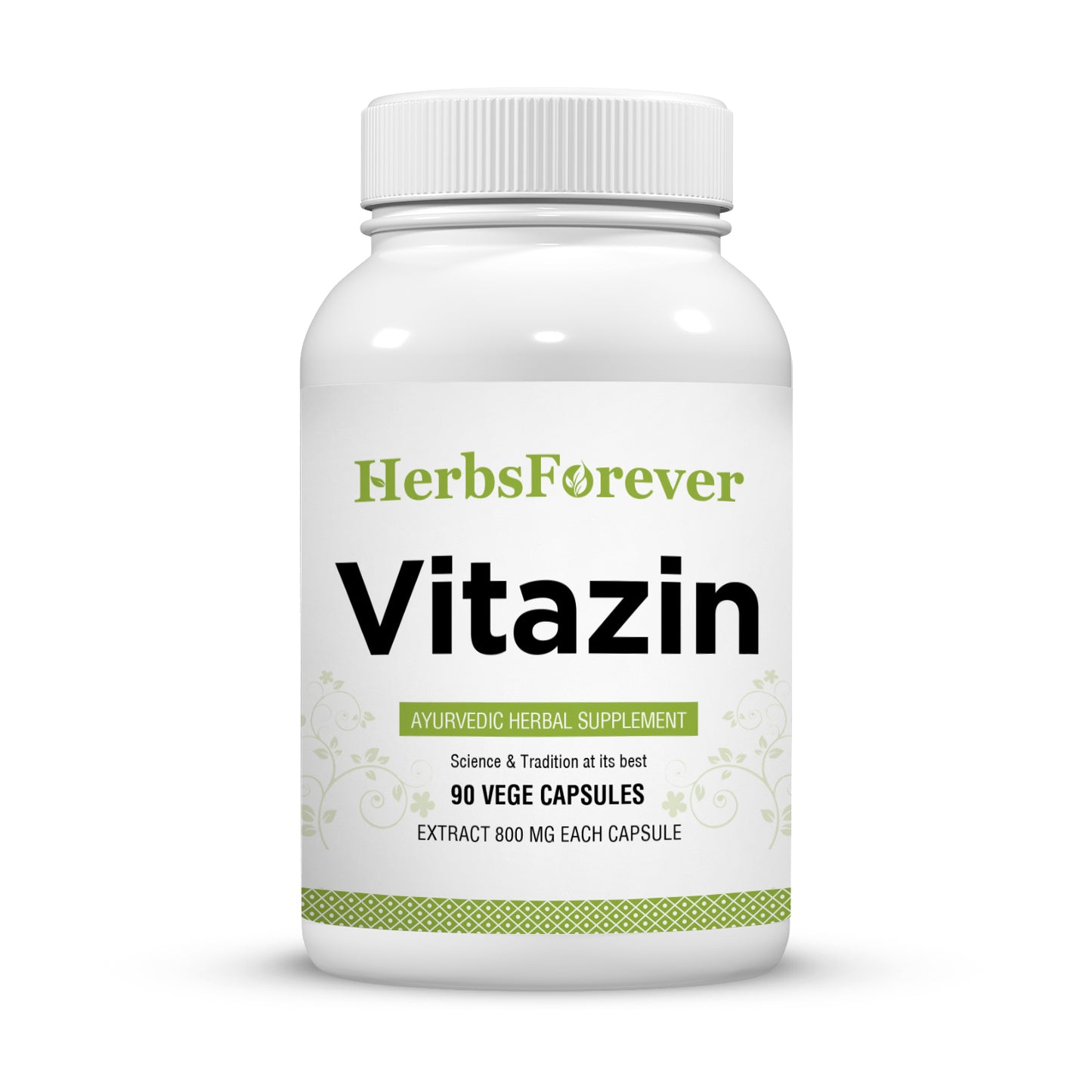 Vitazin Capsules - Ayurvedic Herbal Supplement – 90 Vege Capsules – 800 Mg Each