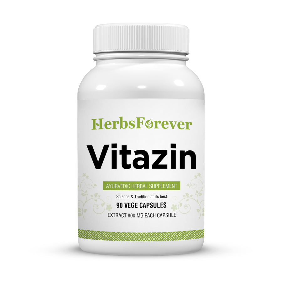 Vitazin Capsules - Ayurvedic Herbal Supplement – 90 Vege Capsules – 800 Mg Each