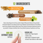 Amritadi Guggulu Capsule - Ayurvedic Herbal Supplement - 90 Vege Capsules - 800 mg