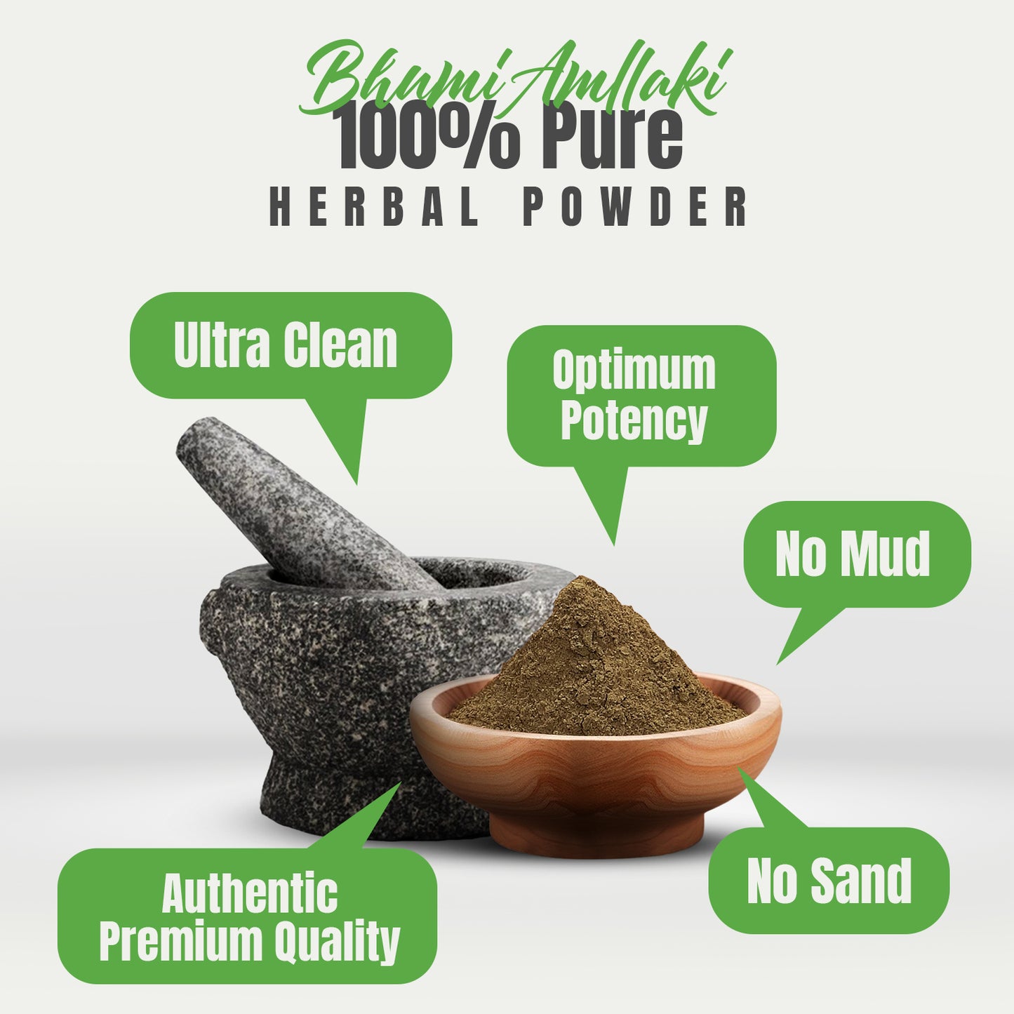 Bhumi Amlaki Powder (Phyllanthus Niruri) – Non GMO – Vegan – (454 Gms – 1LBS)