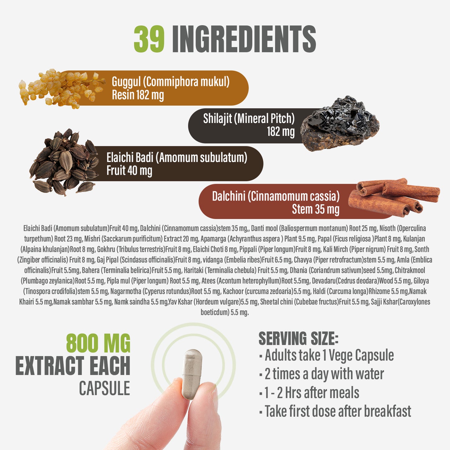 Chanderprabha Vati - Ayurvedic Herbal Supplement - 90 Vege Capsules - 800 Mg Each