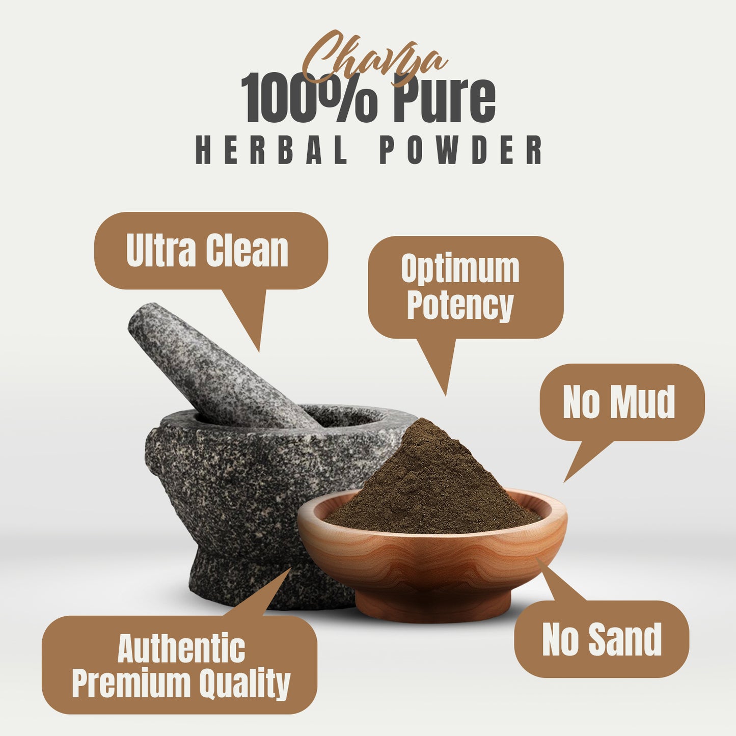 Chavya Powder (Piper Retrofractum) - Non GMO - Vegan - (230 Gms-1/2LBS)