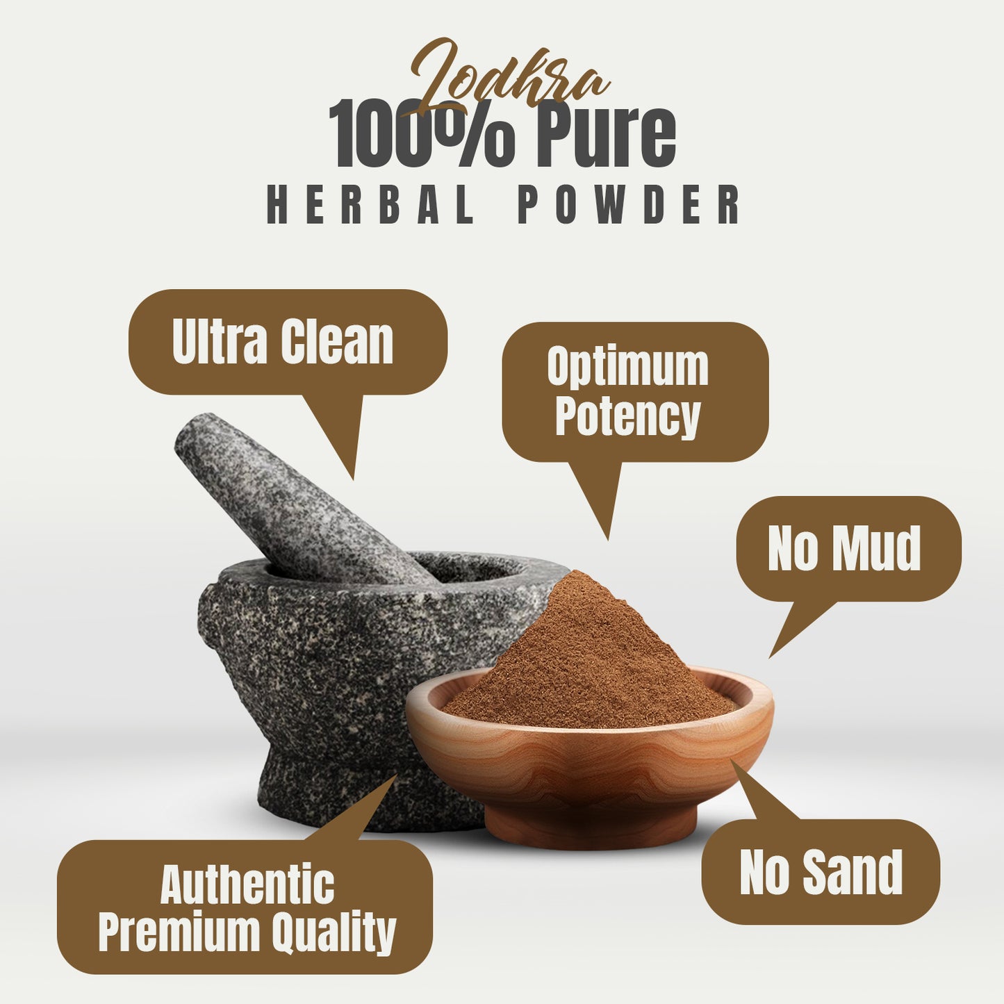 Lodhra Powder (Symplocos Racemosa Roxb) - Non GMO - Vegan - (454 Gms - 1LBS)