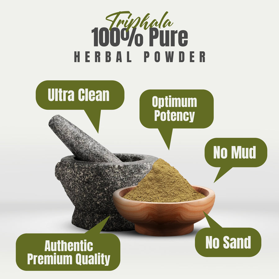 Triphala Churna Powder – 454 Gms – 1Lbs