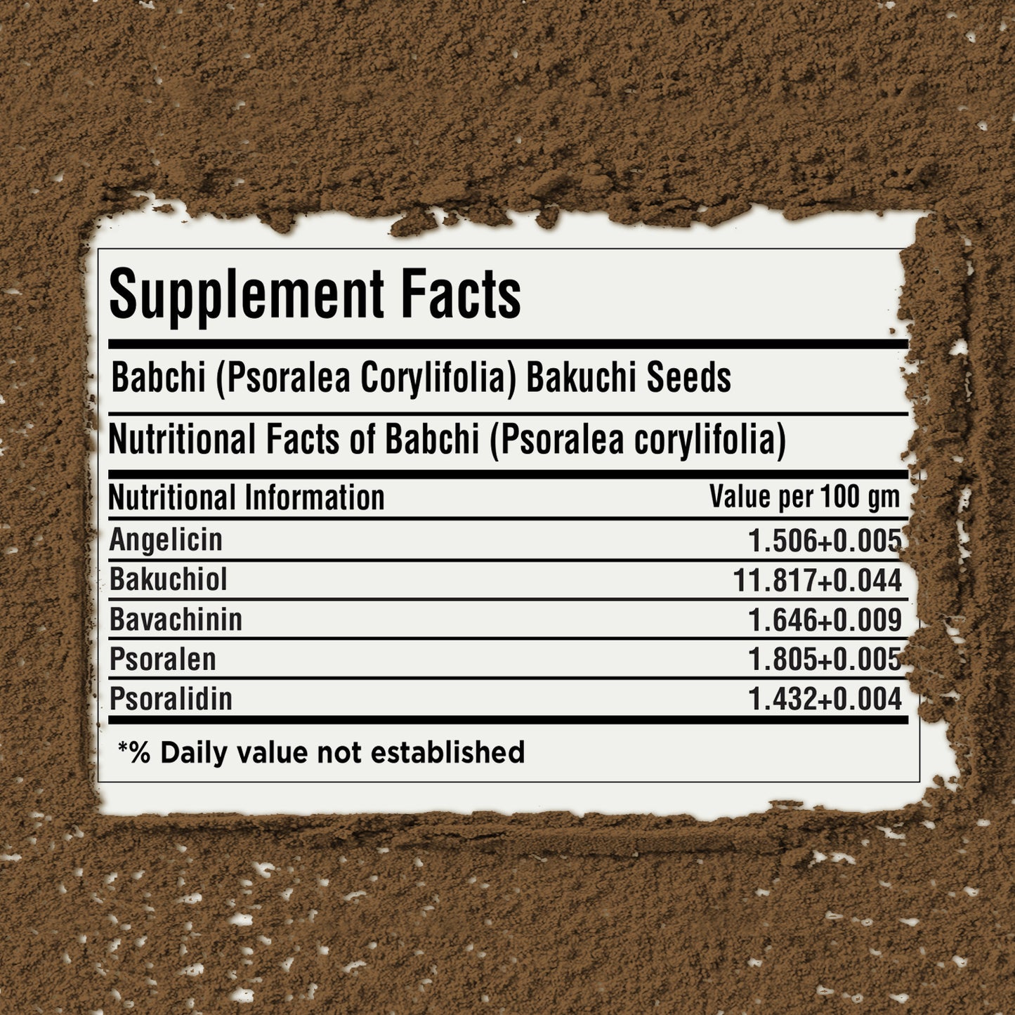 Babchi Powder (Psoralea Corylifolia) - Non GMO - Vegan - (230 Gms)