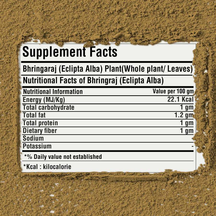 Bhringaraj Powder (Eclipta Alba) – Non GMO – Vegan – (454 Gms – 1LBS)