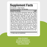 Gluco Health Capsules - Ayurvedic Herbal Supplement – 120 Vege Capsules – 800 Mg Each