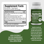 Guduchi Capsules – Tinospora Cordifolia - 3% to 5% bitters - Extract Ratio 10:1 - 60 Vege Capsules - 800 mg each