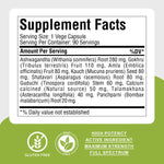 Male Forty Plus Capsules - Ayurvedic Herbal Supplement – 90 Vege Capsules – 800 Mg Each