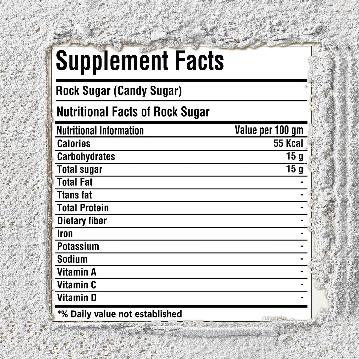 Rock Sugar