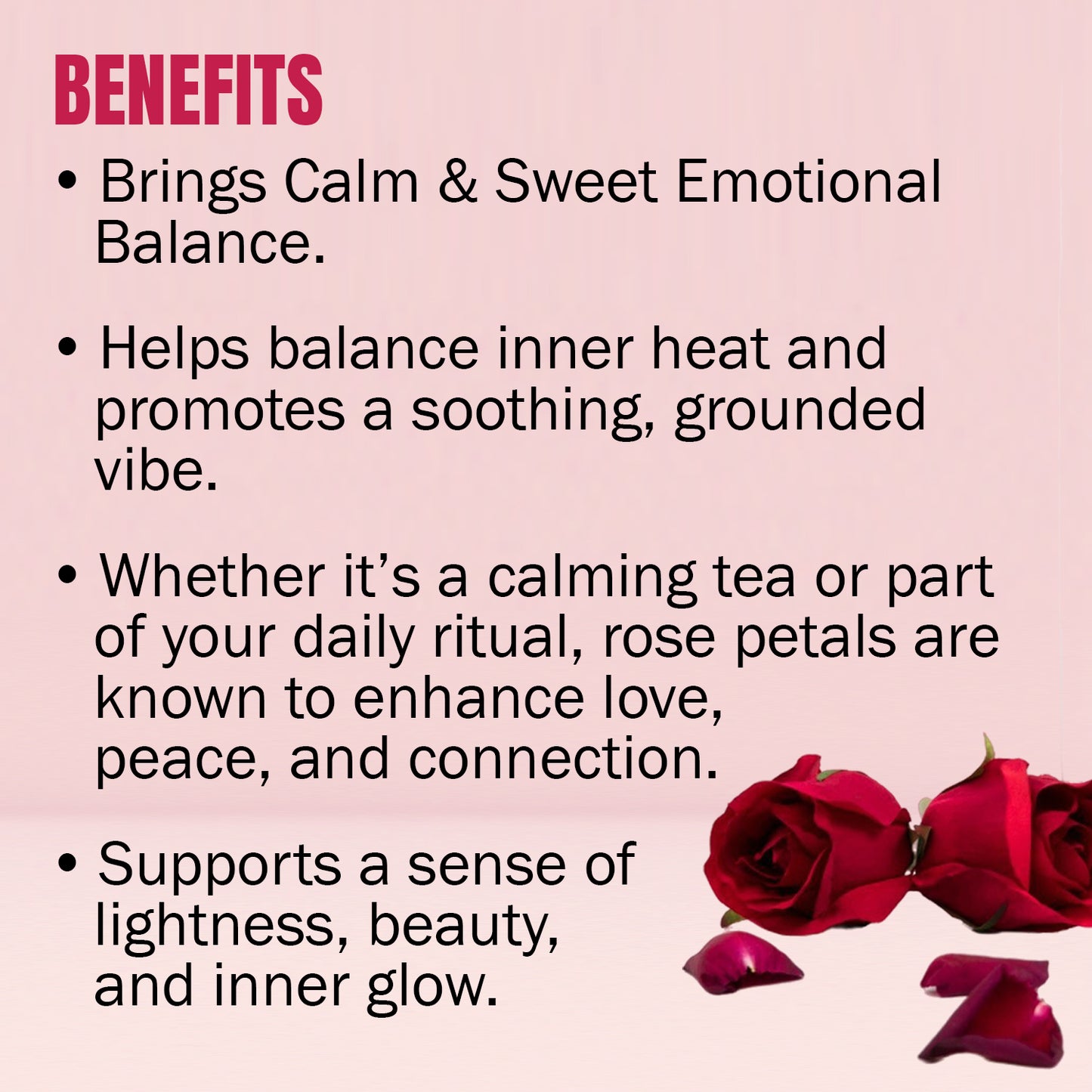 Rose Petals – (Rose Centifolia) - Non GMO - Vegan  - (4 oz)