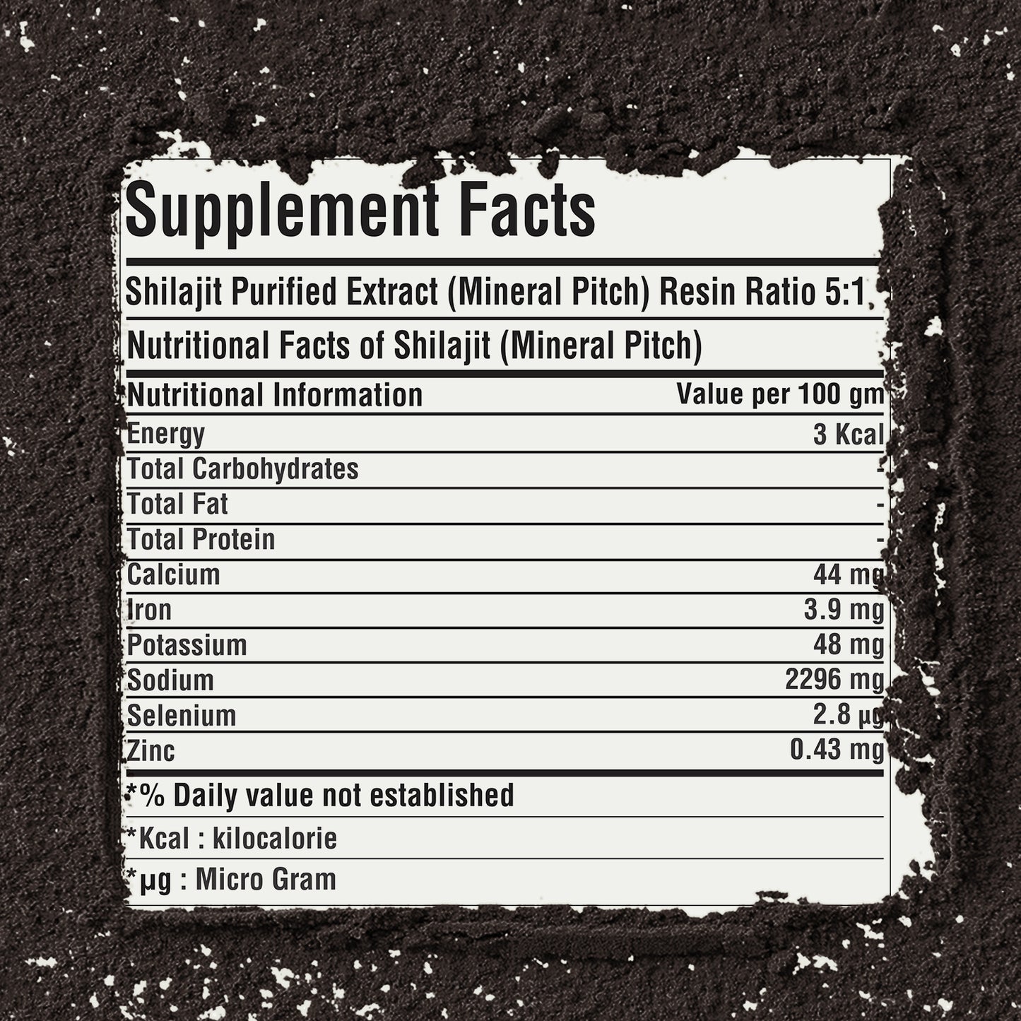 Shilajit Powder (Mineral Pitch) - Vegan - (230Gms - ½ LBS)