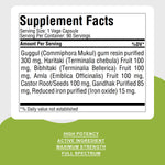 Simhanada Guggulu - Ayurvedic Herbal Supplement - 90 Vege Capsules - 800 Mg Each