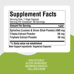 Spirulina Plus Capsules - Ayurvedic Herbal Supplement (90 Vege Capsules – 800 Mg Each)